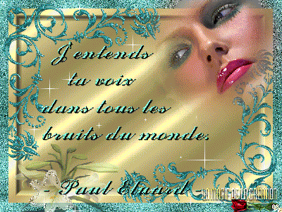 J'entends..................